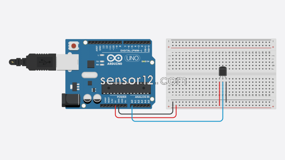 LM35与Arduino