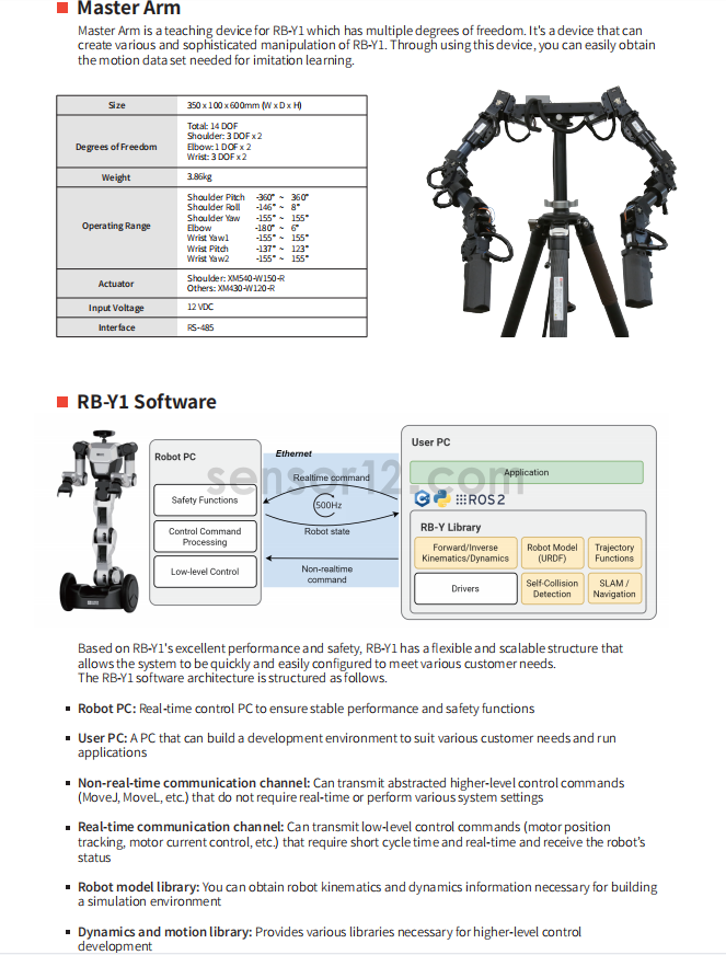 Rainbow Robotics RB-Y1